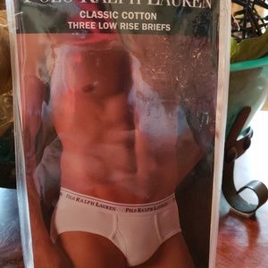 New mens Ralph Lauren low rise briefs sz 30